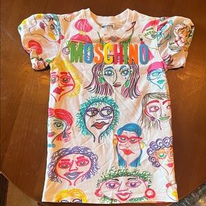 Moschino Kids Multicolor Graphic Dress